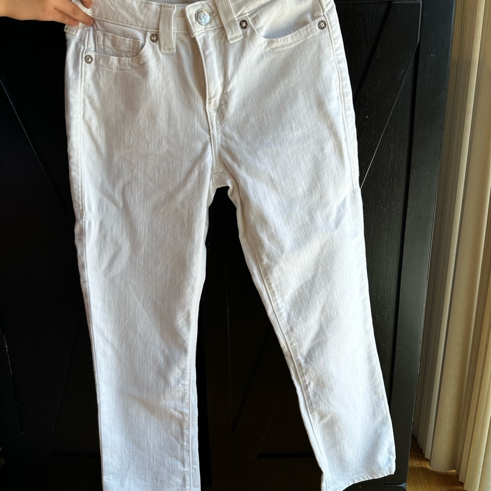 True Religion Jennie Rolled Hem Cropped Jeans